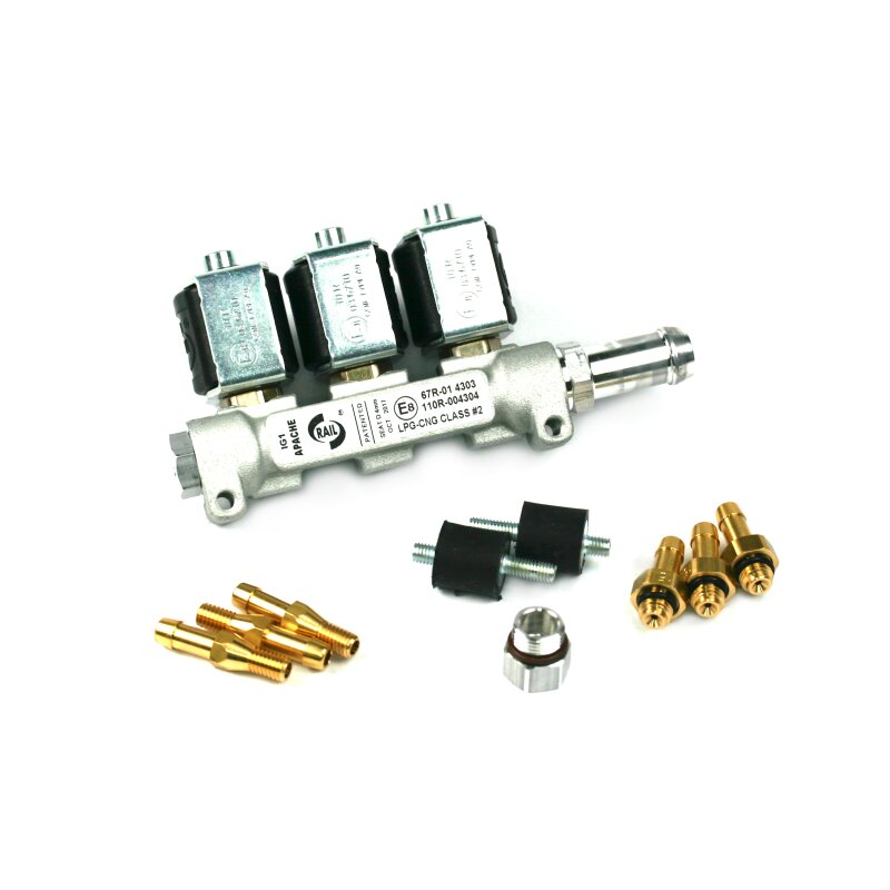 RAIL Injektor LPG CNG IG1 Apache 3 Zylinder 3 Ohm