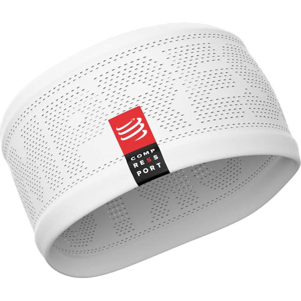 Bandeau running COMPRESSPORT COMPRESSPORT HEADBAND ON/OFF WHITE 25 WHITE