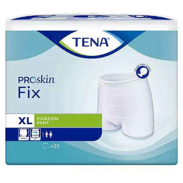 Meias de suporte TENA Proskin Fix, tamanho XL, 25 unidades