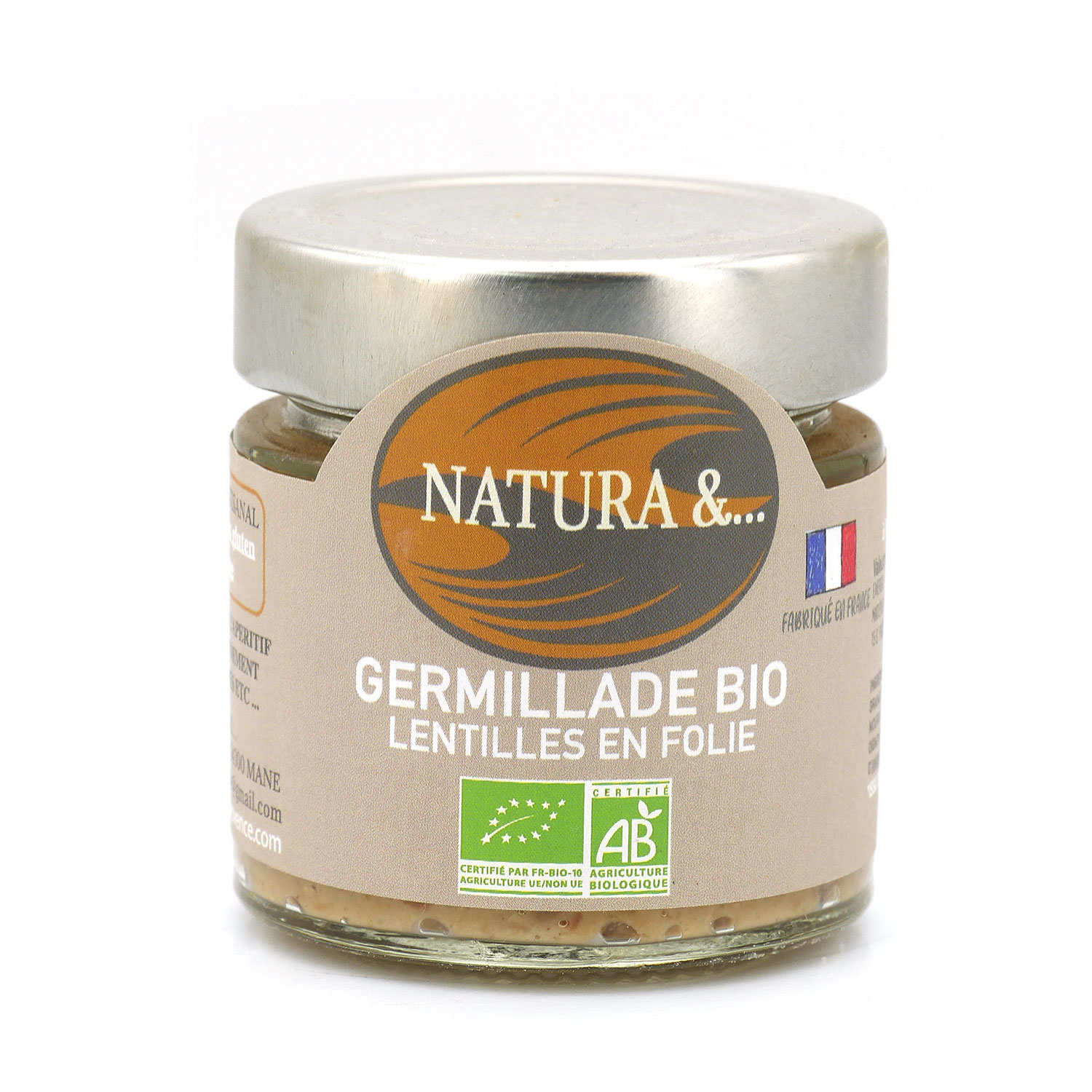 Germillade bio à tartiner - Lentilles en folie - Natura &