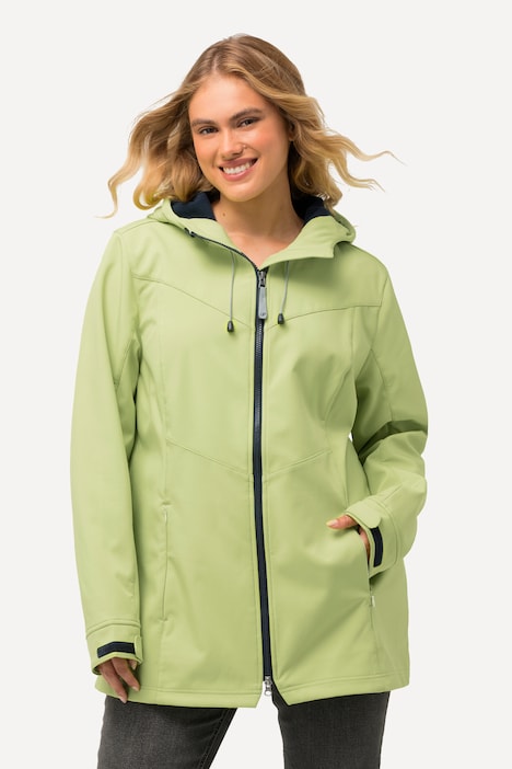 HYPRAR Softshelljacke, Fleecefutter, 2-Wege-Zipper