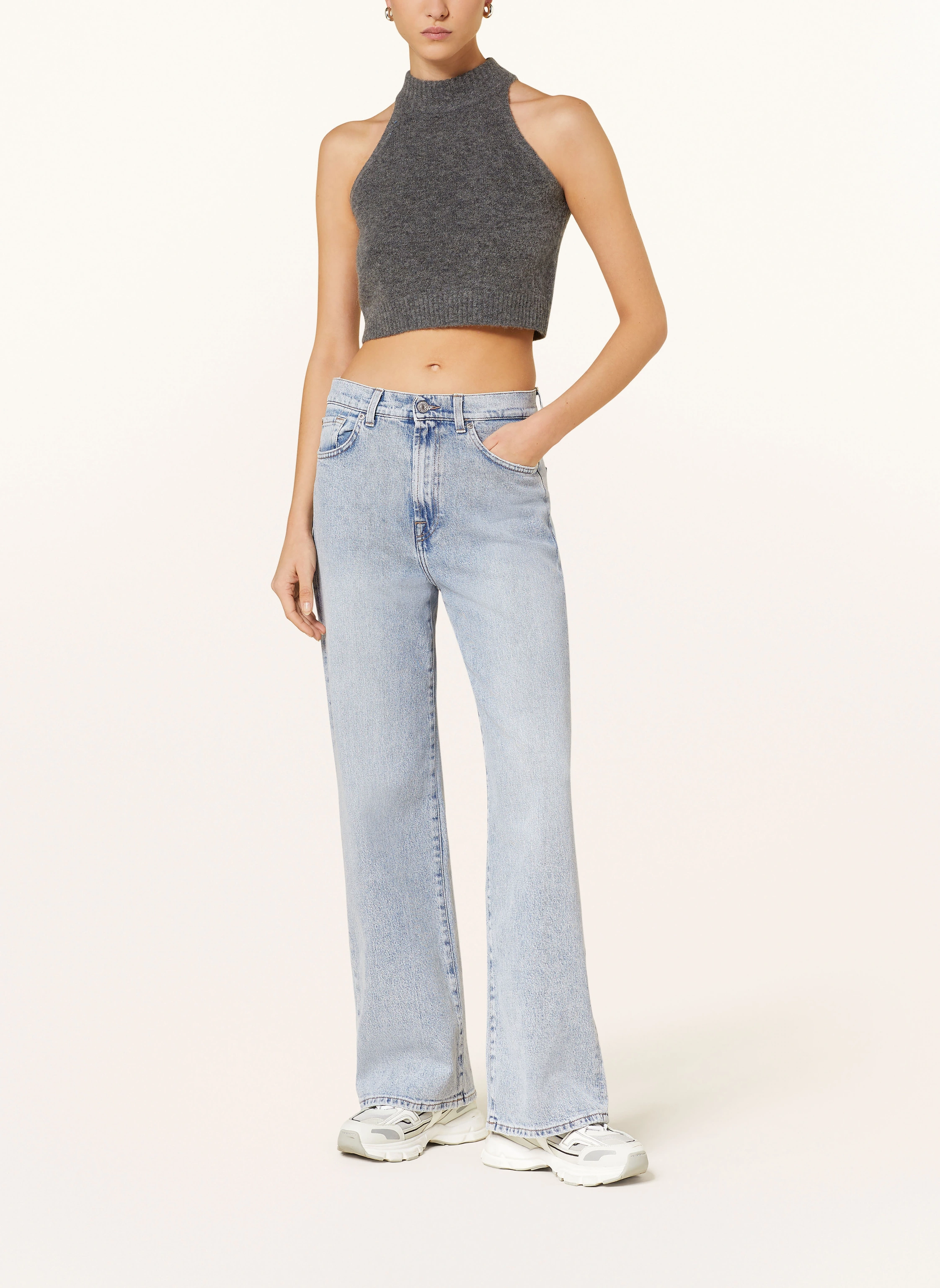7 for all mankind Straight Jeans ARCTIC