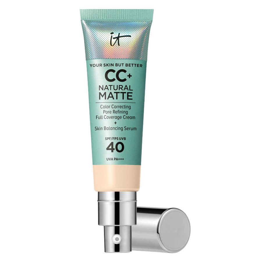 It Cosmetics CC+ Cream Natural Matte Foundation For Oily Skin SPF40 Fair Warm 32ml
