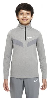Haut manches longues 1/2 zip Nike Sport Gris Garçon