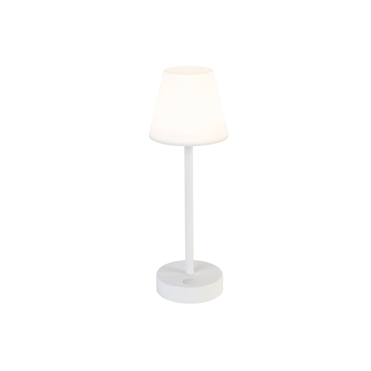 Tafellamp wit incl. LED oplaadbaar met touch dimmer - Renata