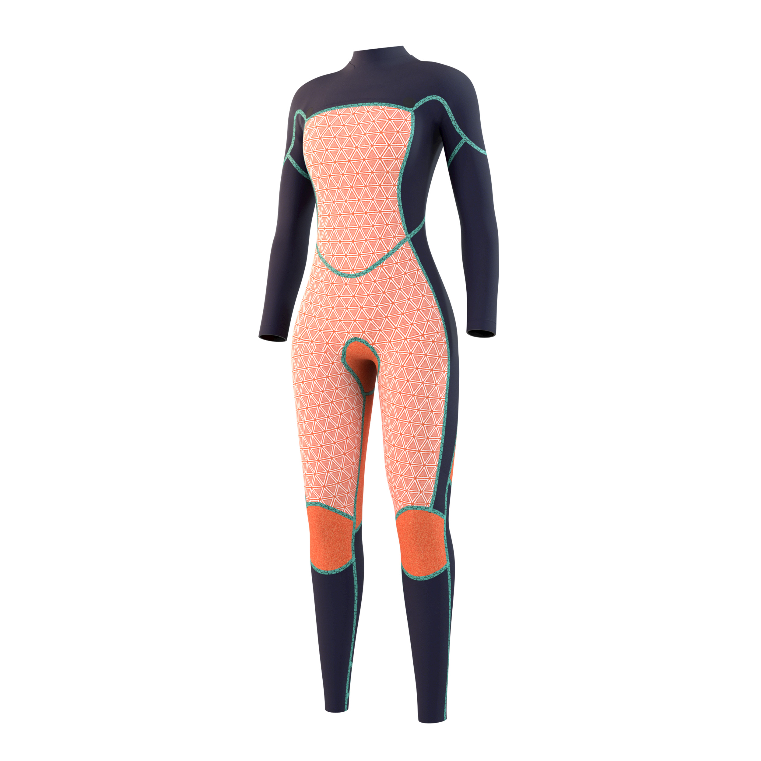 Mystic Diva Fullsuit 4/3mm Double Fzip - Women 12 / L