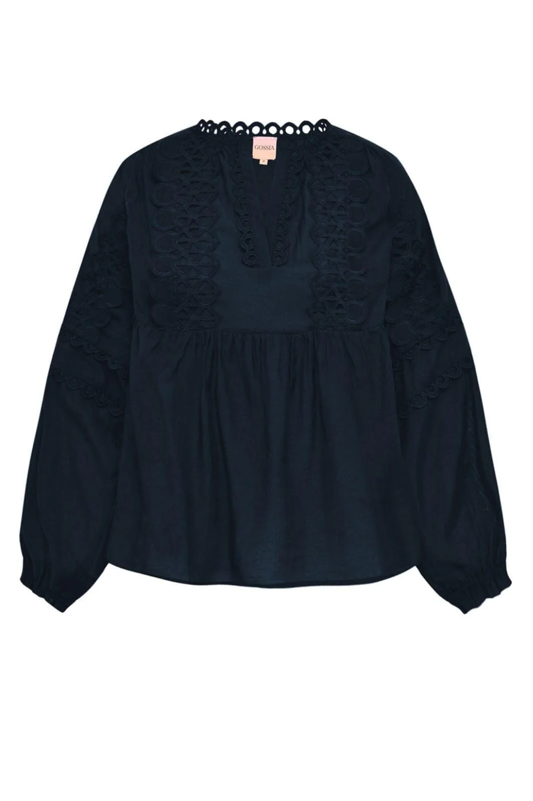 Gossia Kaiago Lace Blouse dark navy