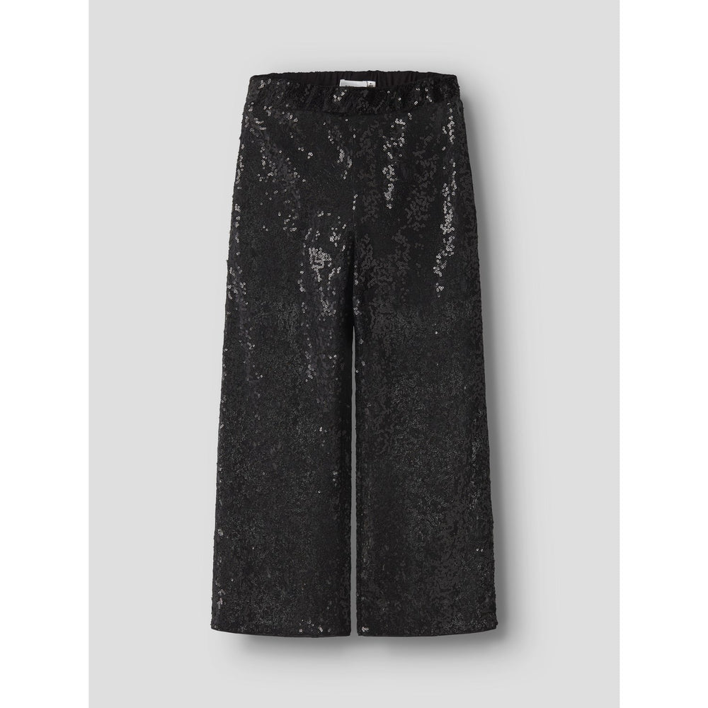 Køb Name It Black Nkfrokia Wide Lace Bukser