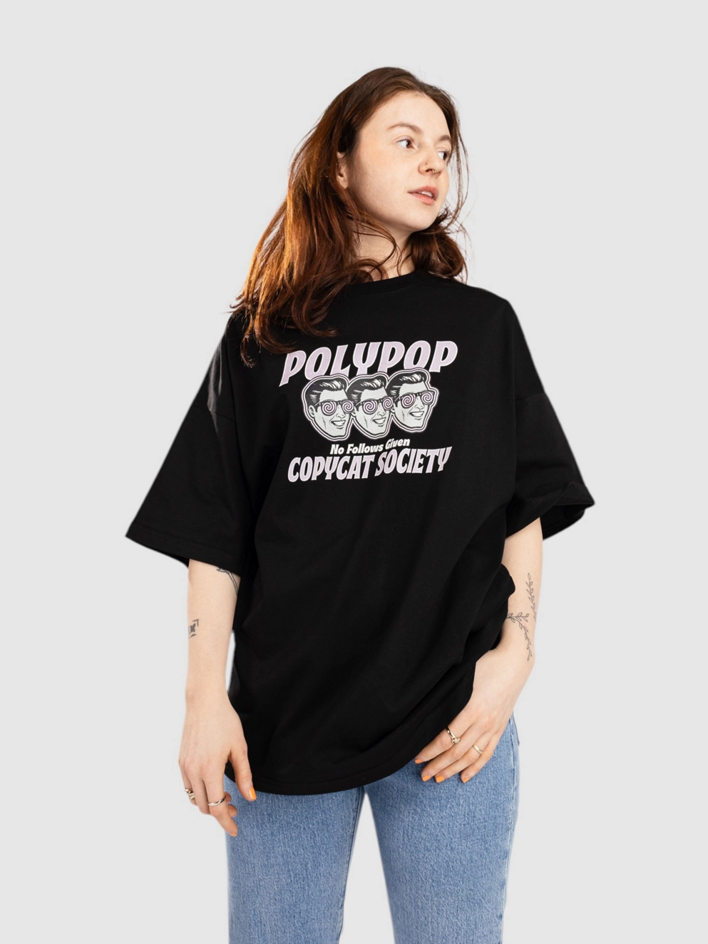Polypop Copycat Society T-Shirt black