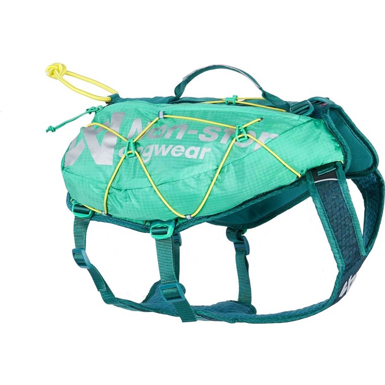 Non-stop dogwear Trail Light Dog Backpack Teal