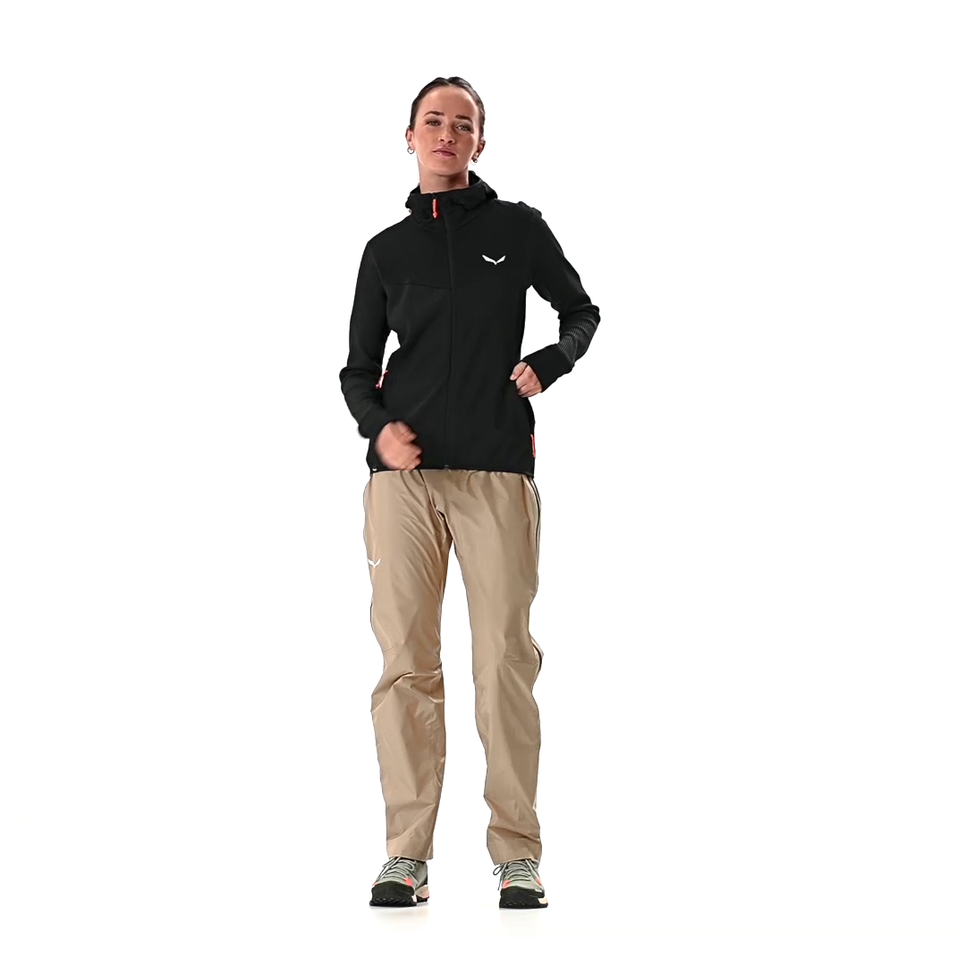 Puez Waffle Hybrid Polarlite Kapuzenjacke Damen