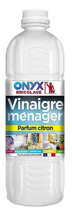 Vinaigre ménager parfum citron Onyx bricolage 1L