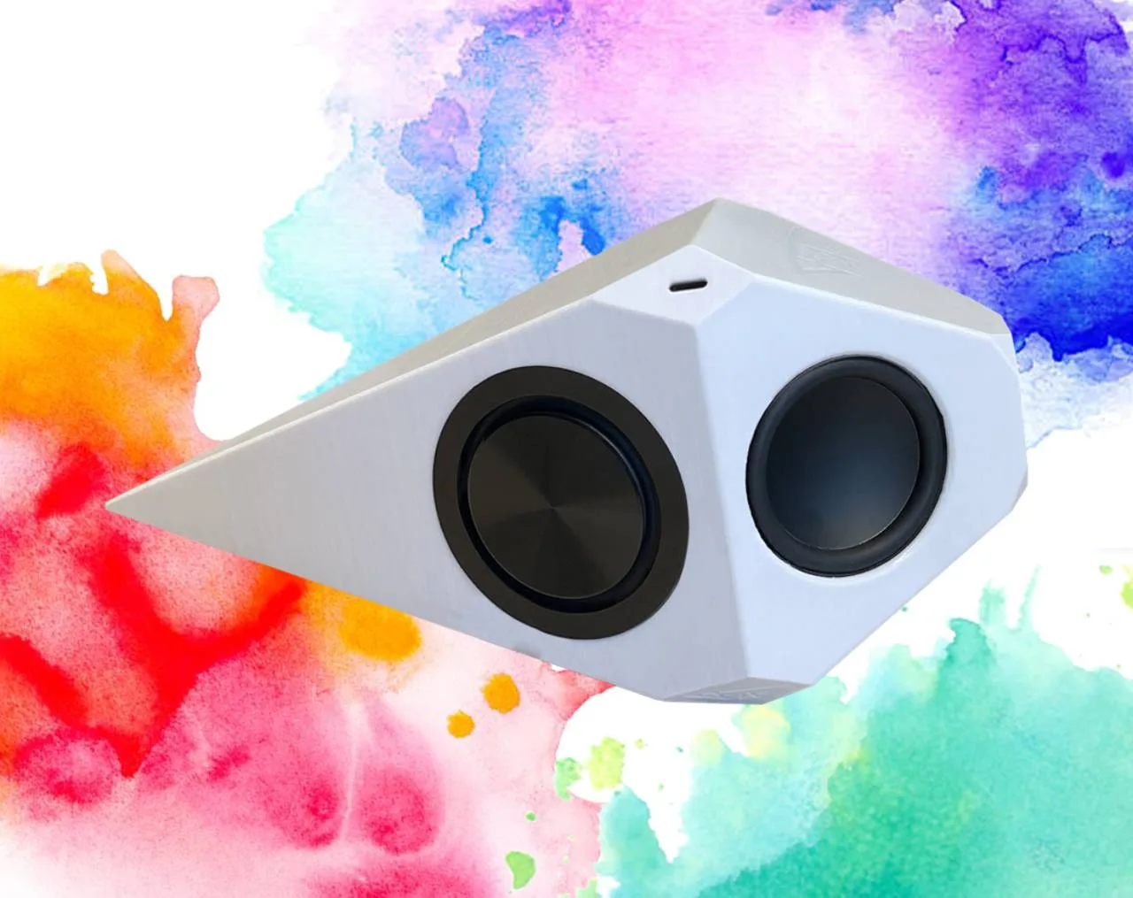 French Acoustics Proton V2 Blanc Enceintes Bluetooth portables