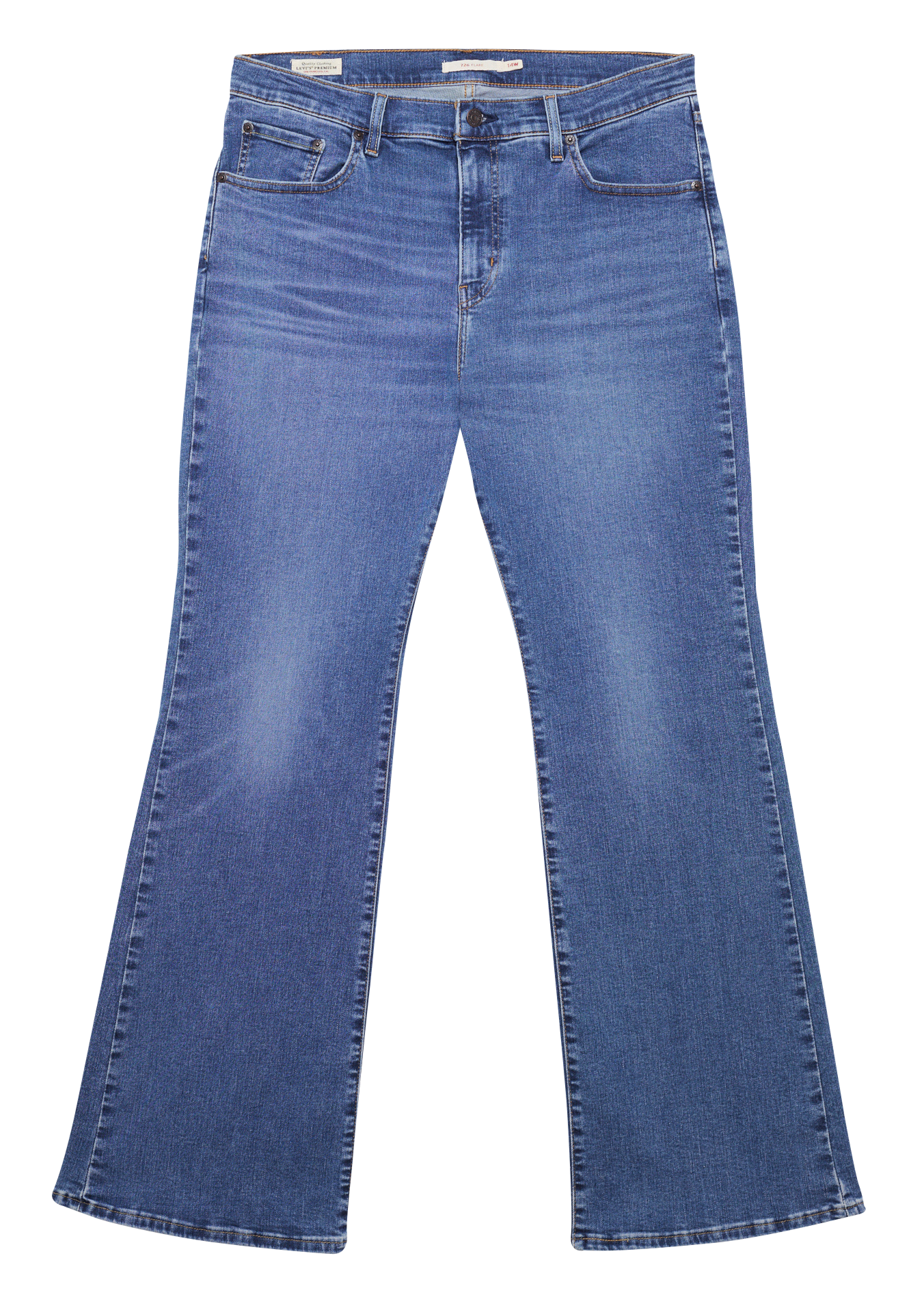 726 PL HR FLARE - Jean flare délavé en coton mélangé| Jean Délavé
