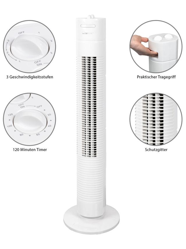 Tower-Ventilator mit 3 Geschwindigkeitsstufen (B-Ware)
