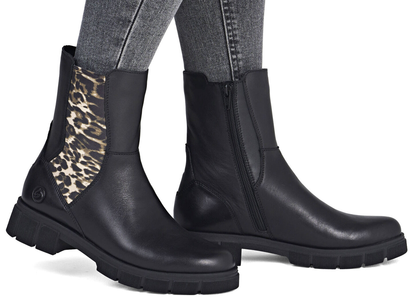 Remonte, modische Damen-Stiefeletten, Winterschuhe, Weite G, mit Reißverschluss