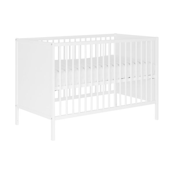 Puck Element Babybed Beuken Wit 60 x 120 cm