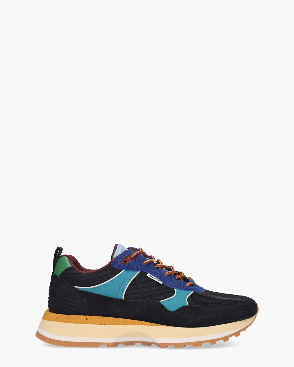 Paul Smith Banks Donkerblauw/Multicolor Herensneakers