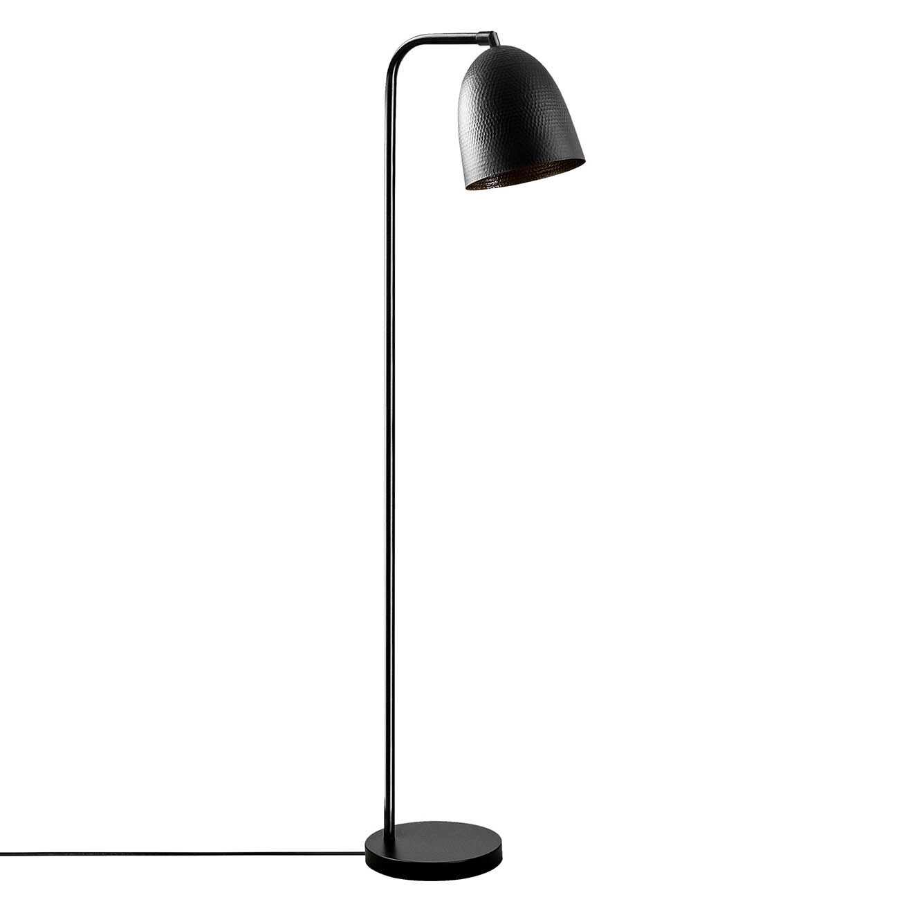 Opviq Lampadaire Tattoo noir - 22x32x120 cm
