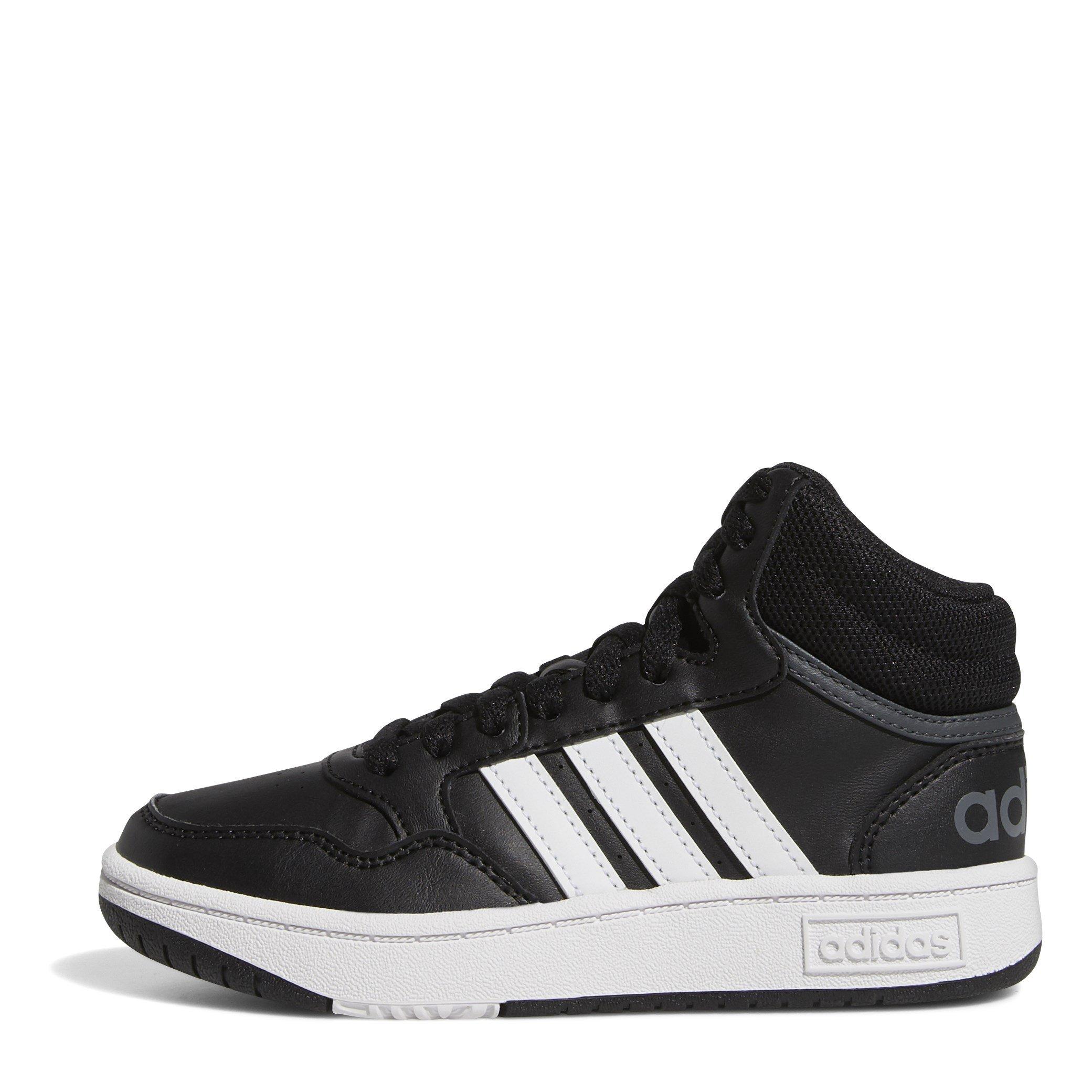 adidas Hoops Mid High Tops Junior Boys