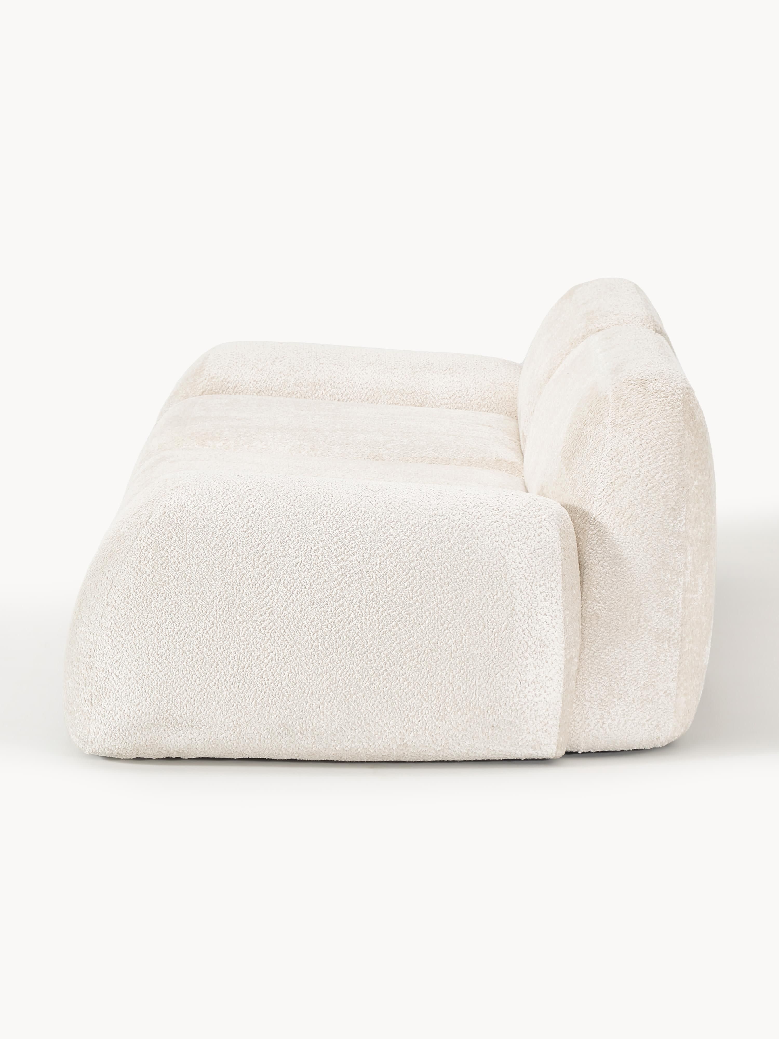 Modulaire bank Wolke (3-zits) van teddy-bouclé