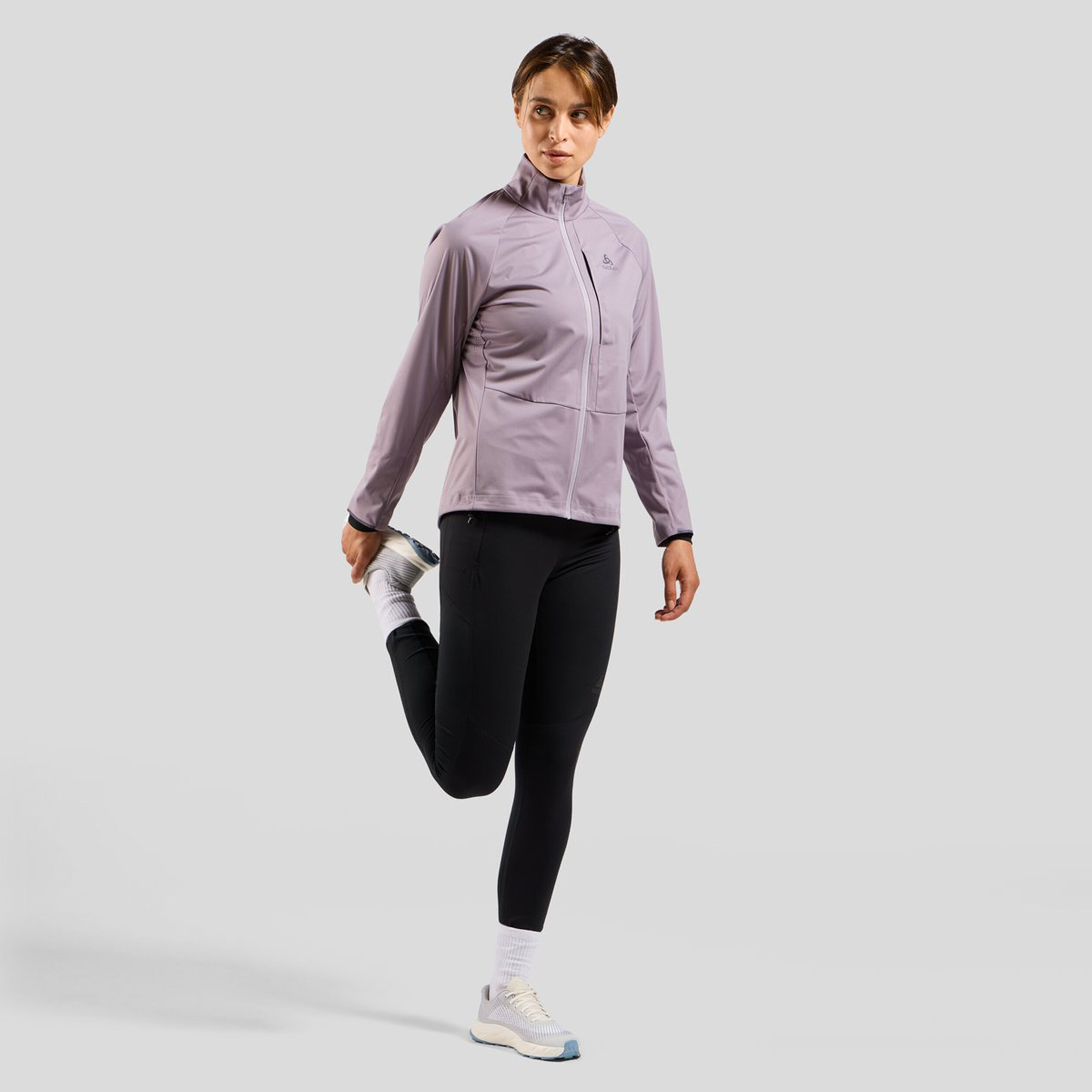 Odlo Zeroweight Pro Warm Veste Running Femmes - Gris