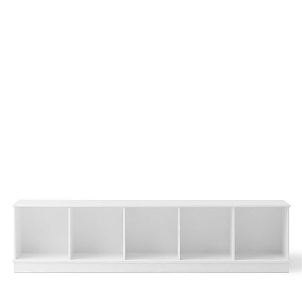 Køb Oliver Furniture Wood Reol 5x1 m. Sokkel