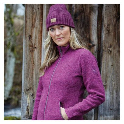 Cardigan femme Ivanhoe Bella FZ en laine - Graphite Marl-gris