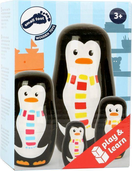 Matrjoschka PINGUIN-FAMILIE aus Holz
