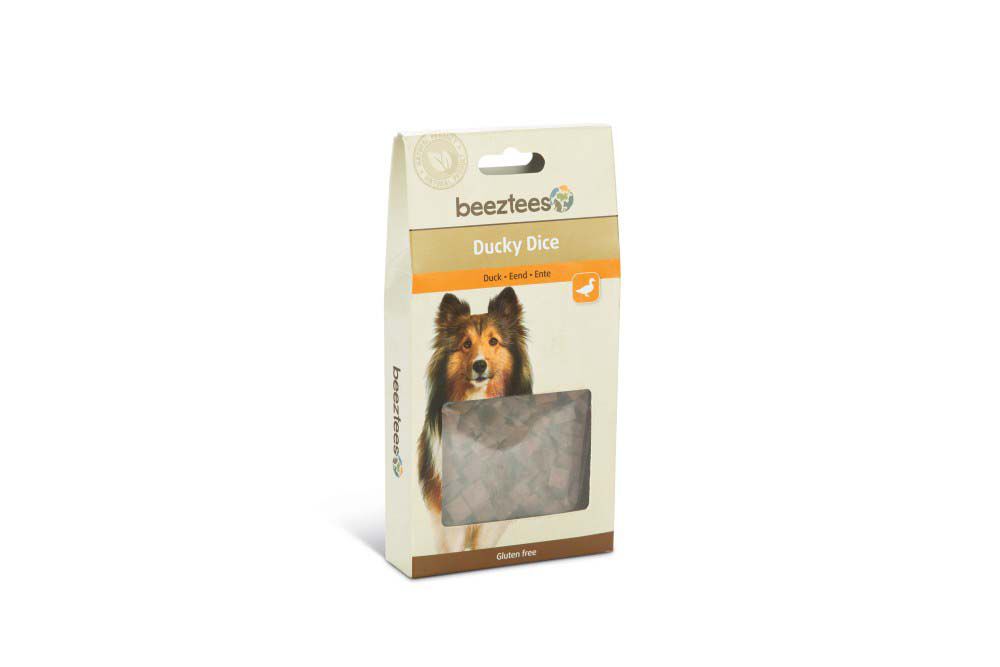 Beeztees Ducky Dice- Hondensnack - 100 Gram - Eend