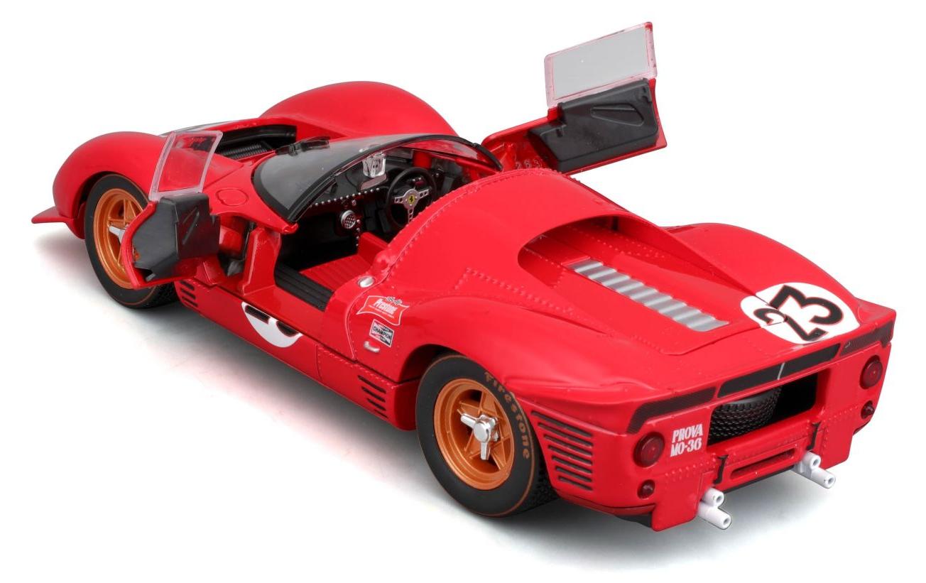 Ferrari Racing 330 P4 Daytona Rot 1:24Sammlermodell im Massstab 1:24