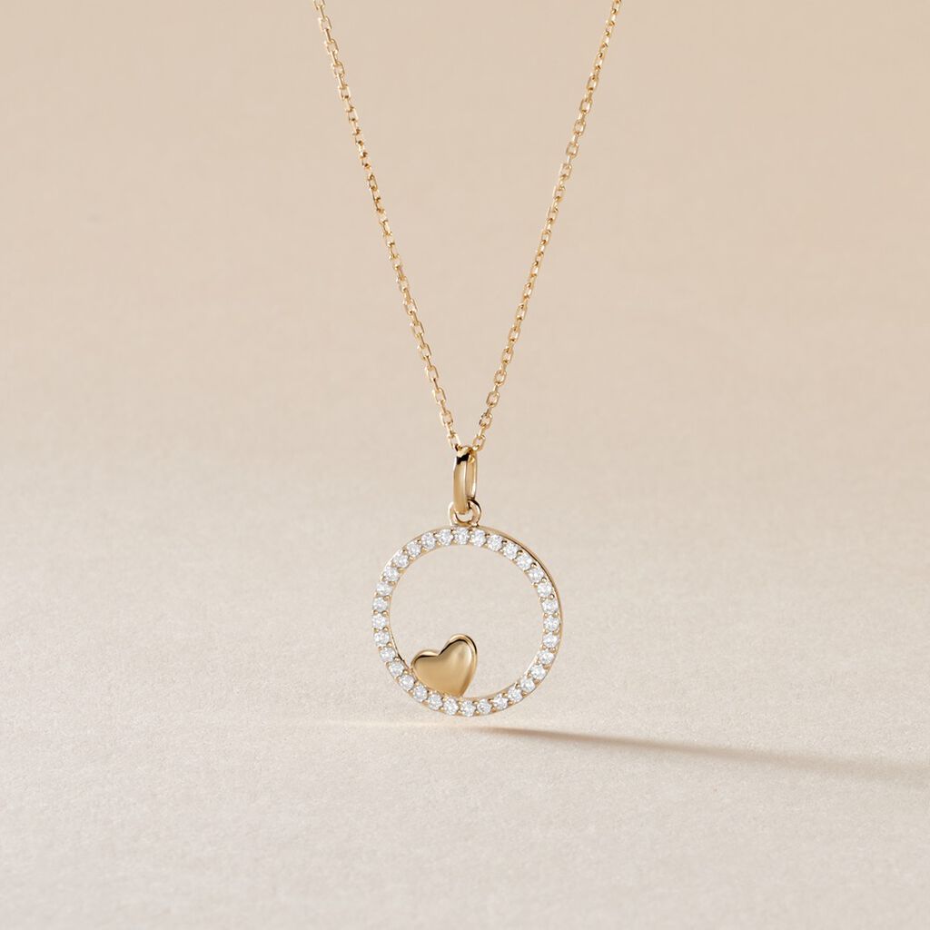 Pendentif Or Jaune Roman Oxyde