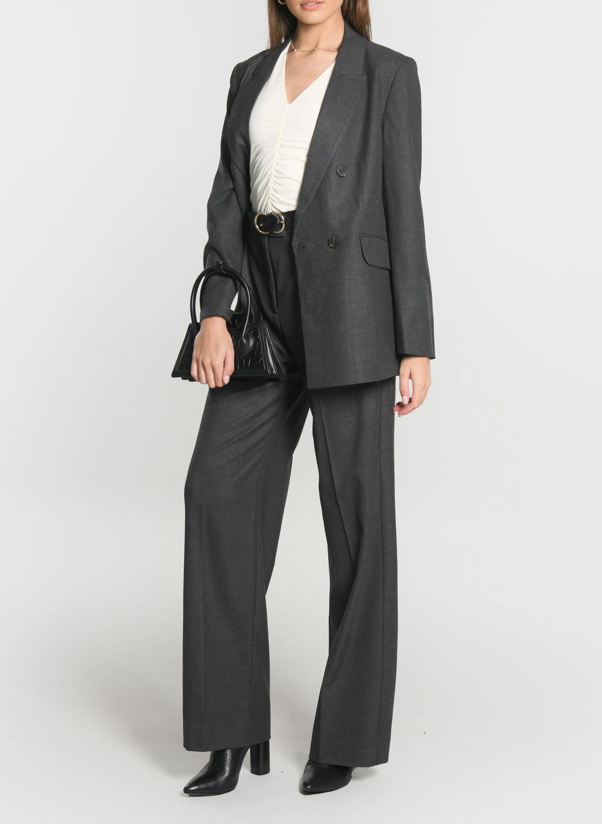 SHEILA - Veste de tailleur| Gris