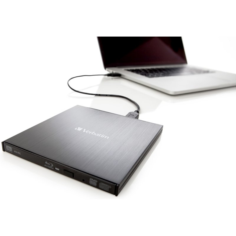 Verbatim External Slimline lecteur de disques optiques Blu-Ray RW Noir