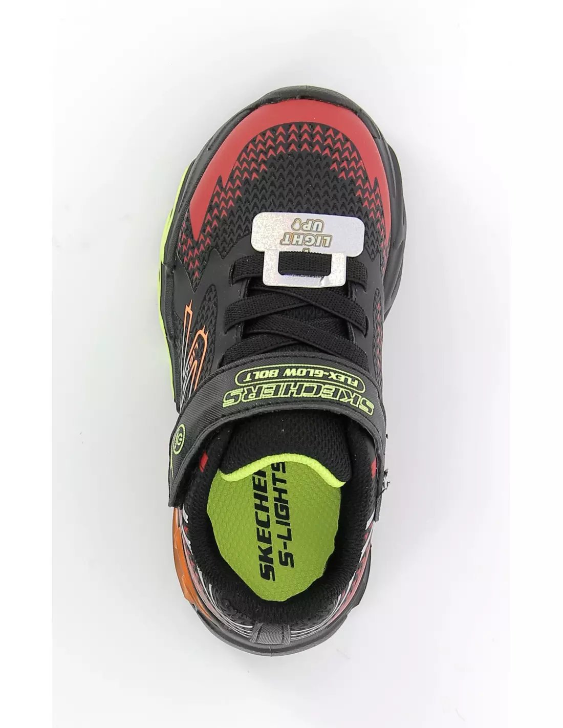 SKECHERS FLEX GLOW BOLT - Baskets Noirrouge