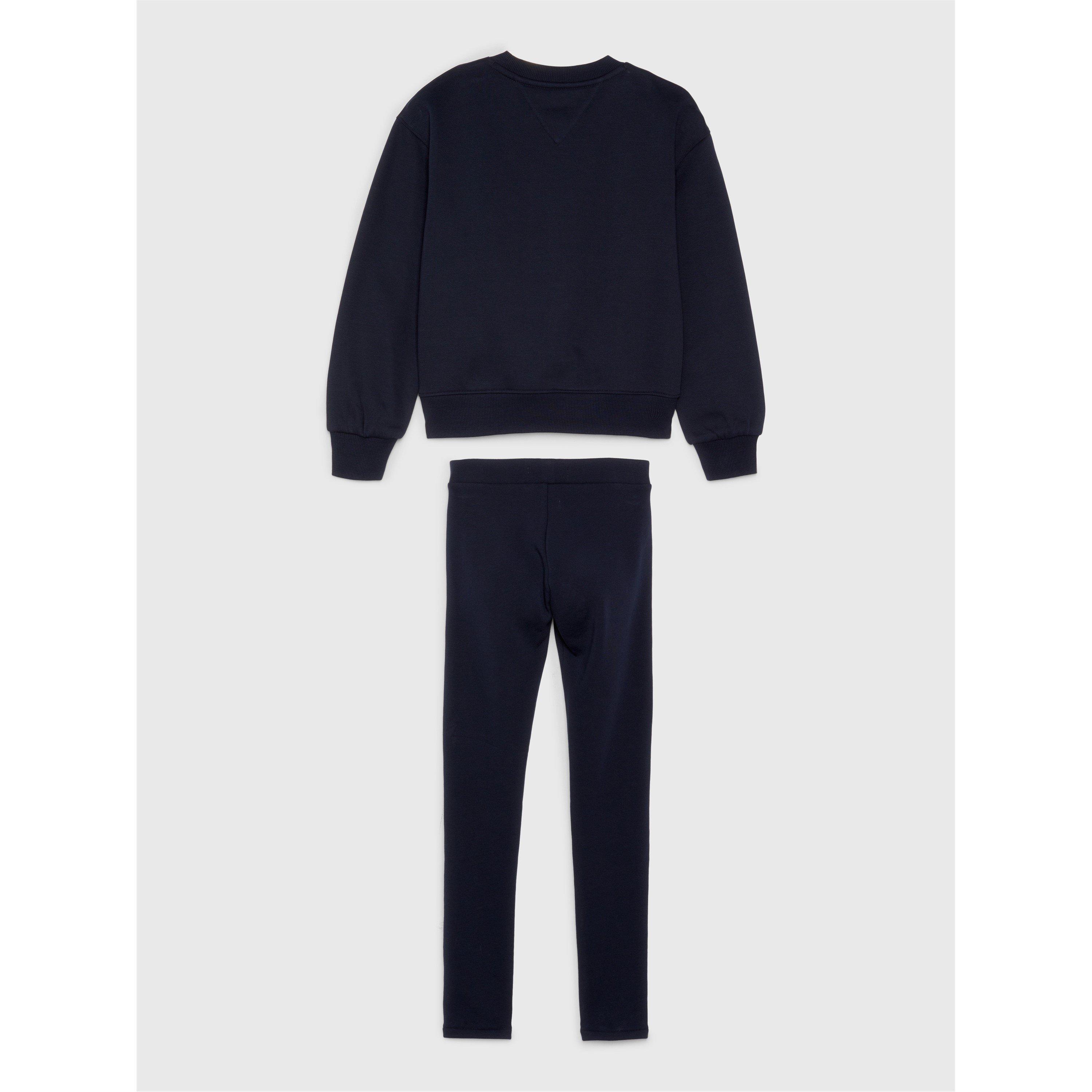 Tommy Hilfiger Essential HWK Crew Neck Leggings Set Juniors