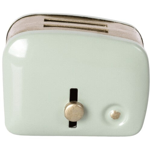 Maileg poppenhuis broodrooster mint - 4,5 cm