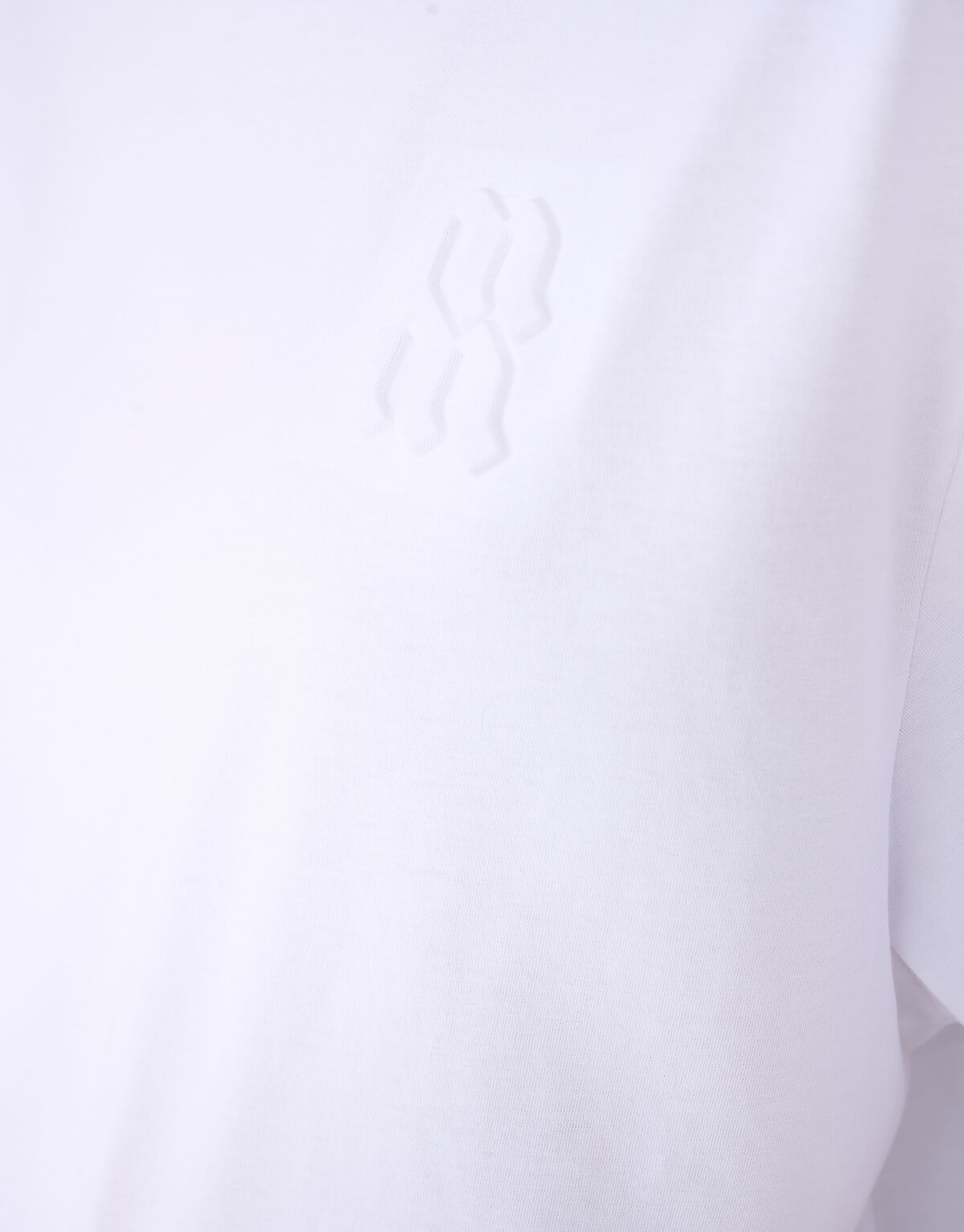 Oversized Logo T-shirt Wit By Mieke