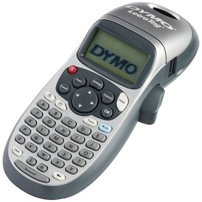 Dymo LetraTag LT-100H - Étiqueteuse - imprimante d'étiquettes monochrome - impression par transfert thermique - édition argent