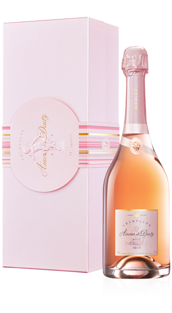 Champagne Deutz Amour de Deutz Rosé 2009 avec coffret  Champagne-Champagne -Rosé-