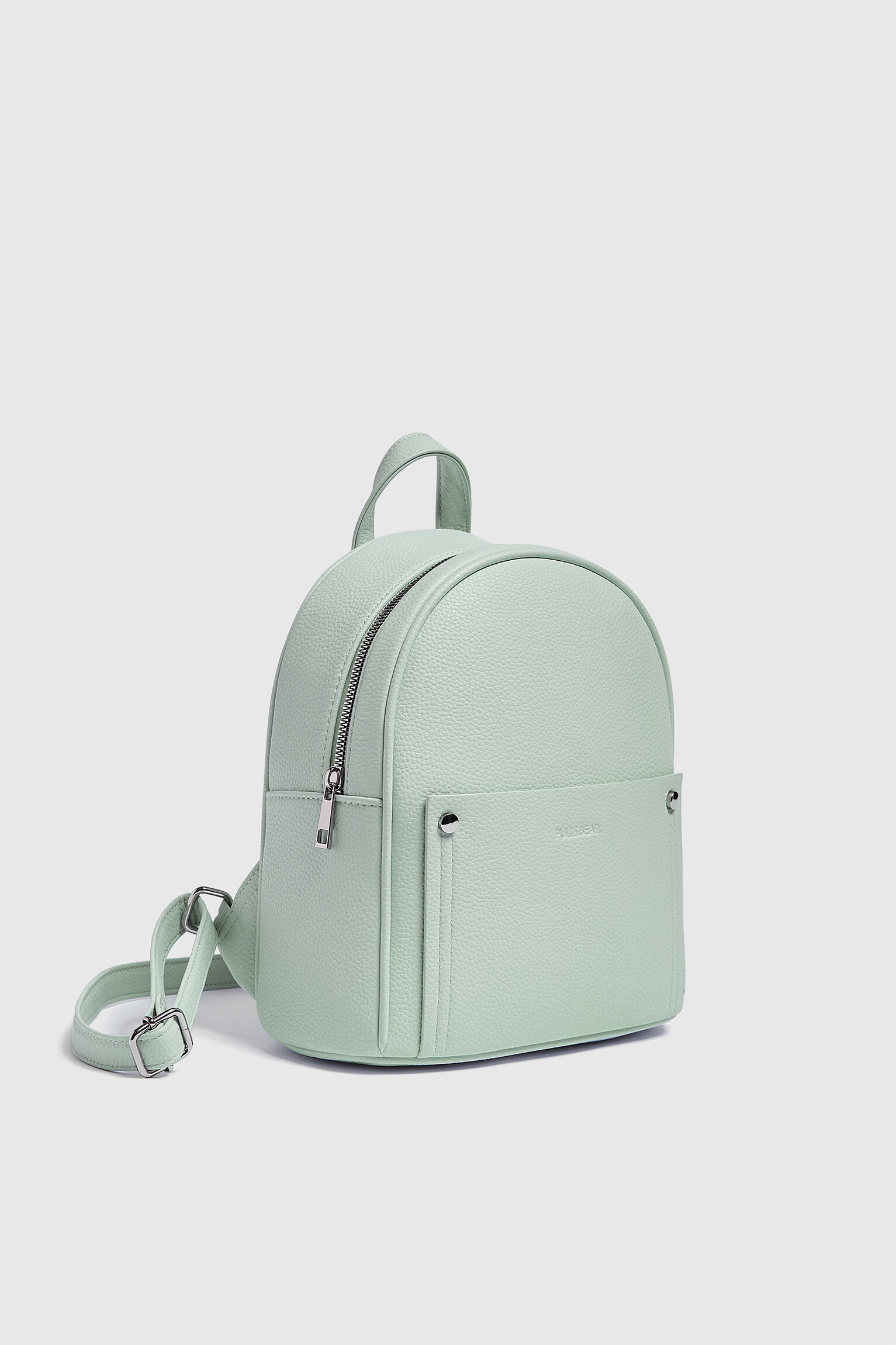 Mochila Urbana com Detalhe de Bolso - Verde Menta