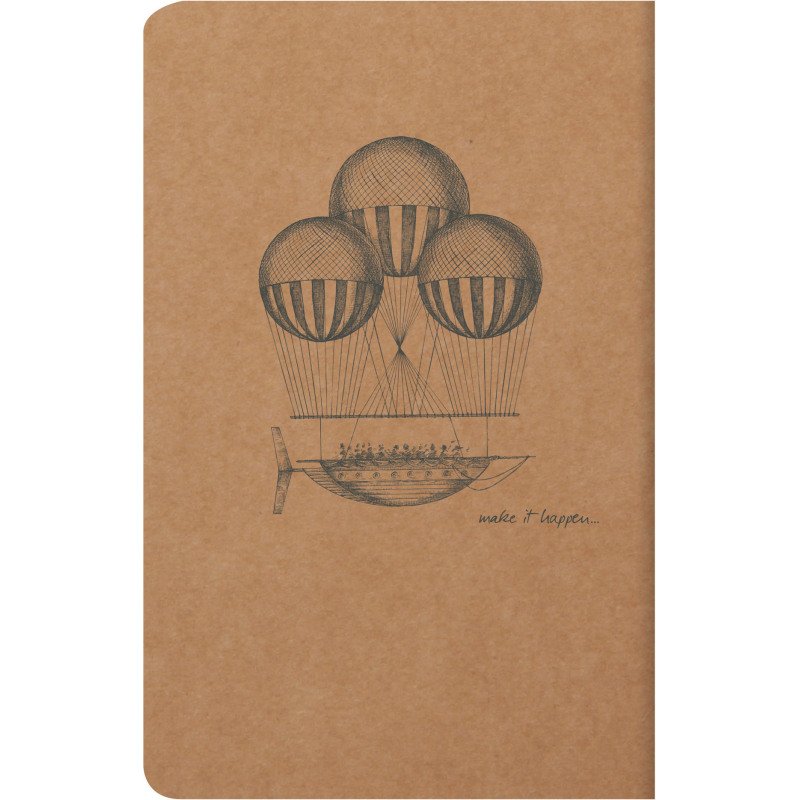 Carnet Flying Spirit Clairefontaine 11 x 17 cm ivoire ligné 96 pages