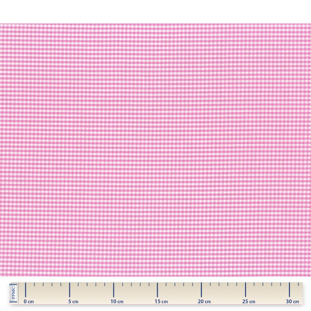 Tissu Coton Au Mètre Vichy Fuchsia