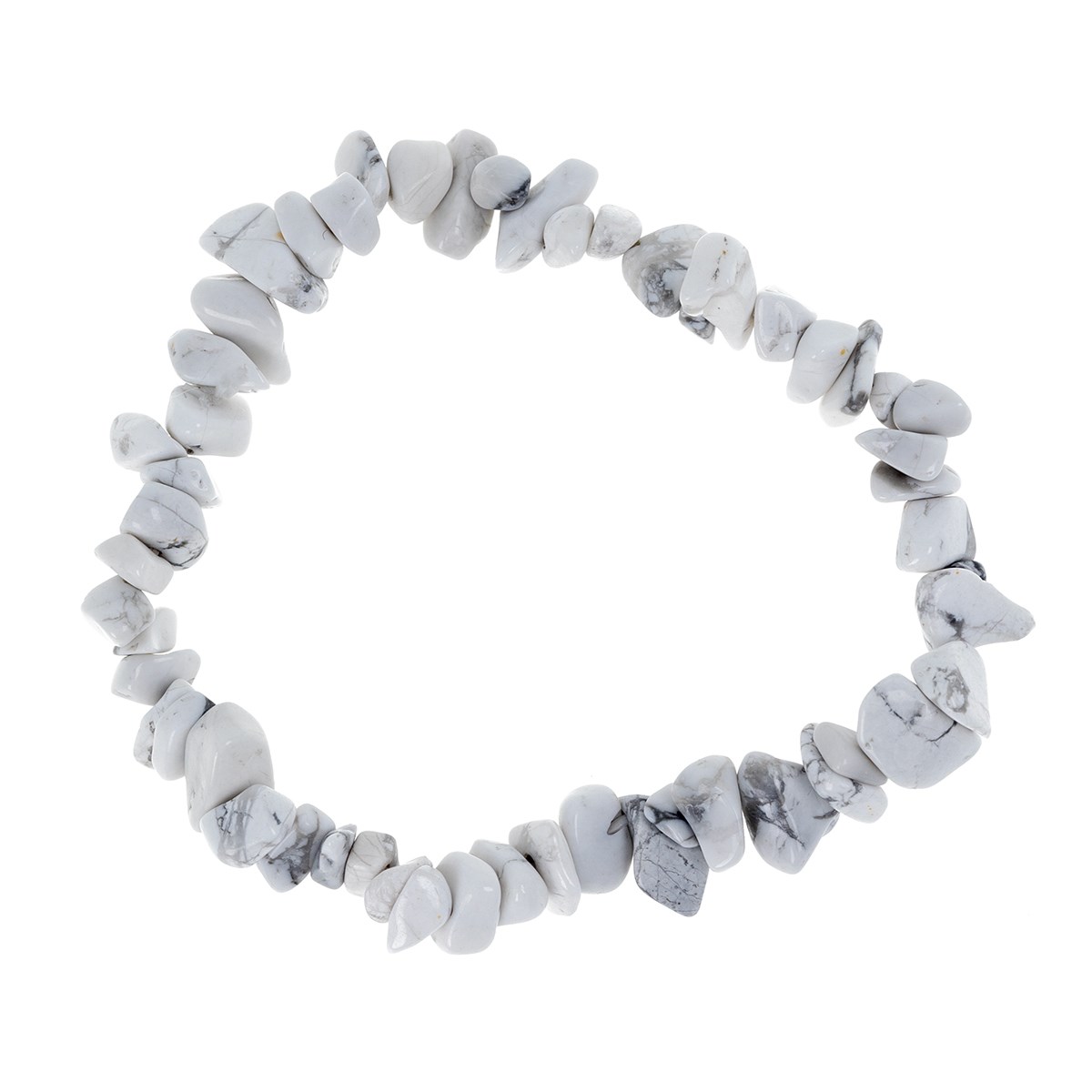 Bracelet réglable pierres de howlite