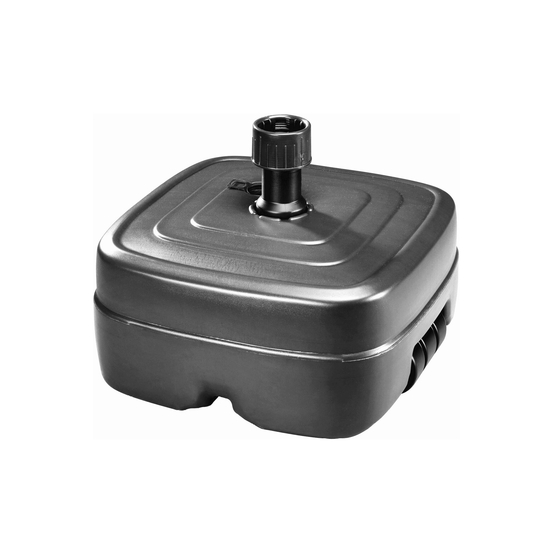 Pied parasol Troia 50 Litres anthracite avec roues