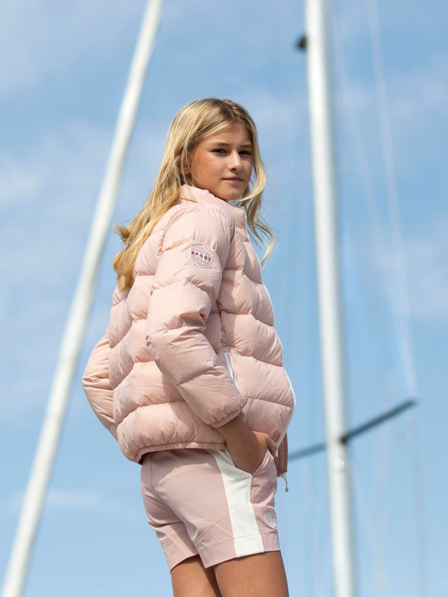 Sandfjellet Shorts Jente Rose Smoke