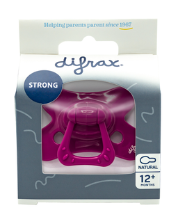 Difrax Fopspeen Natural 12  Maanden Uni Wildberry 1ST