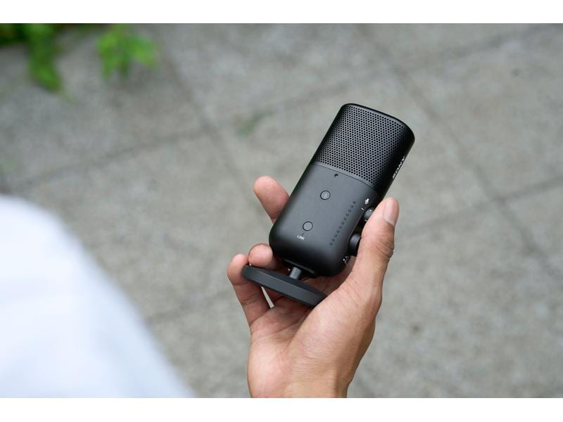 Sony Mikrofon ECM S1 Kompaktes tragbares Mikrofon für hochwertigen Sound