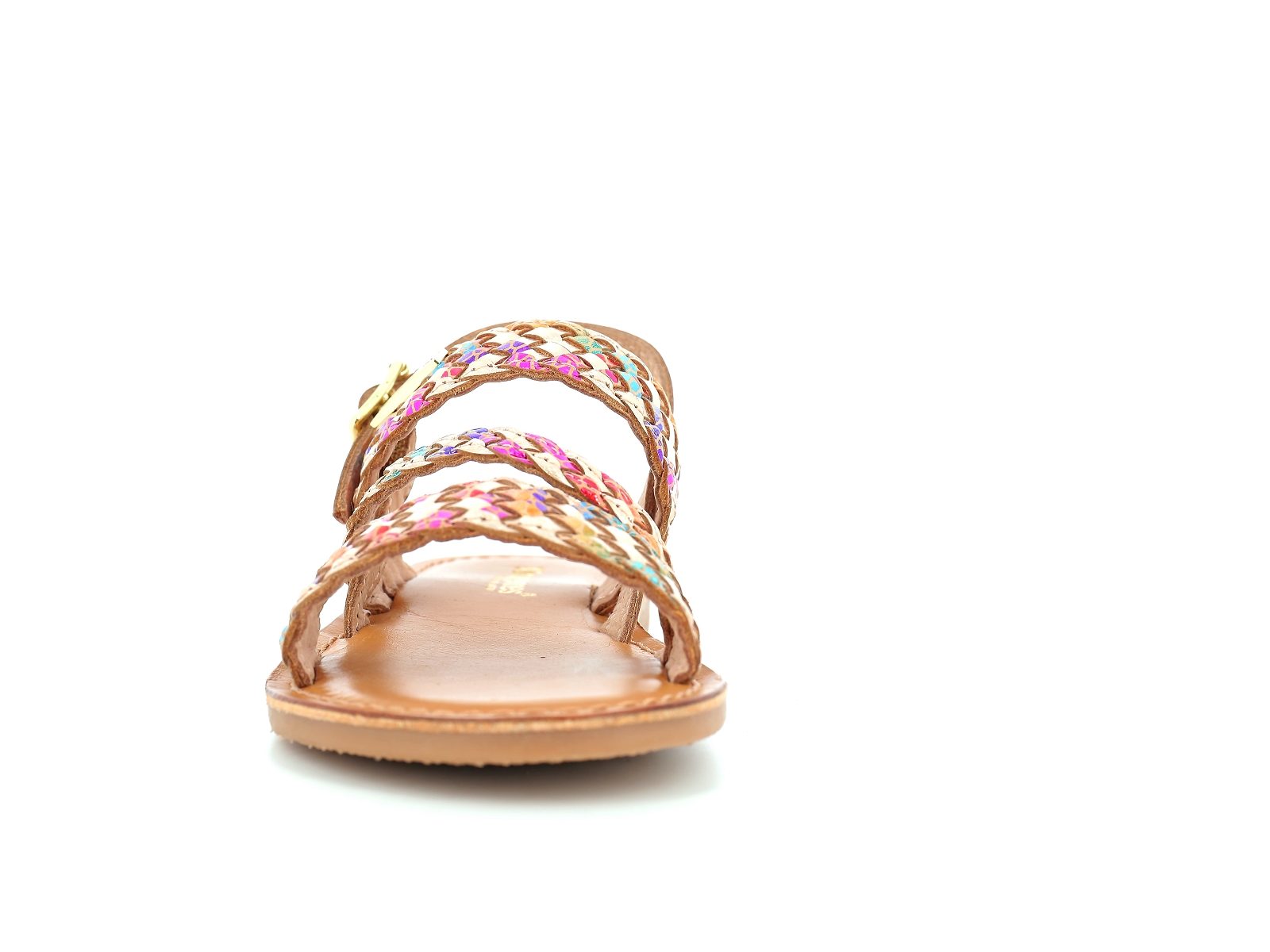 Les tropeziennes-BAMAKO Cuir Multicolore