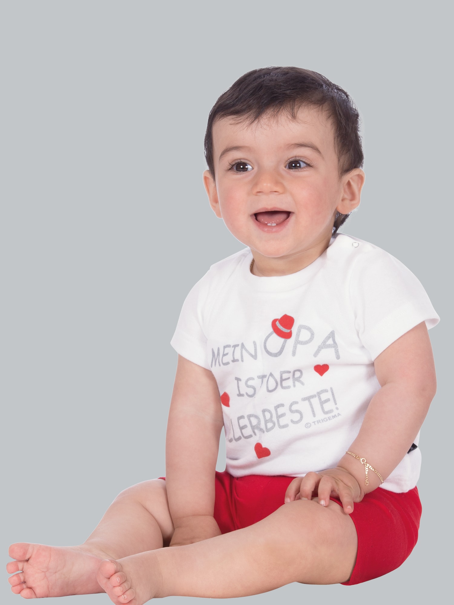 T-Shirt Opas Liebling Weiss